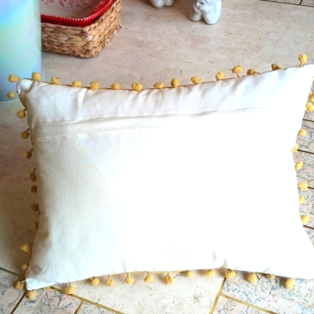 Embroidered Bike with Beaded Beehive Pillow by Valeri...QVC,,NEW - Picture 11 of 14
